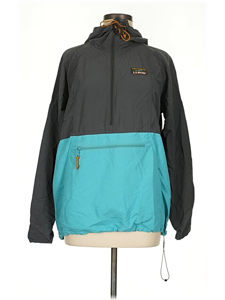 Pre-owned L.l.bean Windbreaker Jacket In Teal