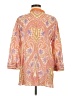 Robert Graham Paisley Orange 3/4 Sleeve Blouse Size M - photo 2
