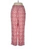 Boden 100% Linen Print Red Linen Pants Size 10 - photo 2
