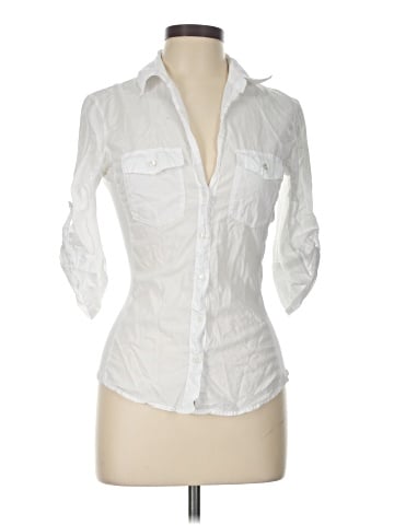 James Perse 3/4 Sleeve Button-Down Shirt (view 1)