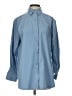 Athleta 100% Polyester Solid Blue 3/4 Sleeve Blouse Size XS - photo 1