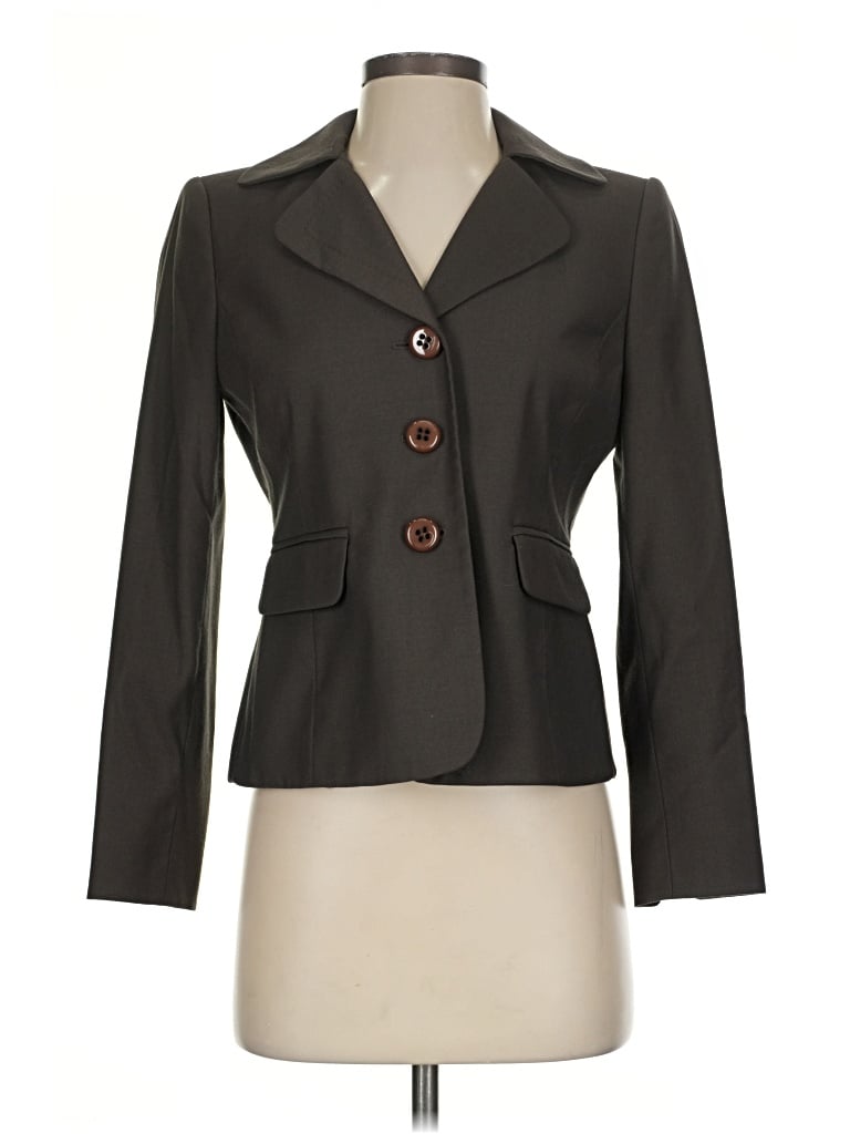 Pre-owned Anne Klein Blazer Jacket In Brown