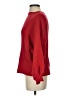 Line & Dot Solid Red Pullover Sweater Size S - photo 5