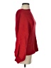 Line & Dot Solid Red Pullover Sweater Size S - photo 4