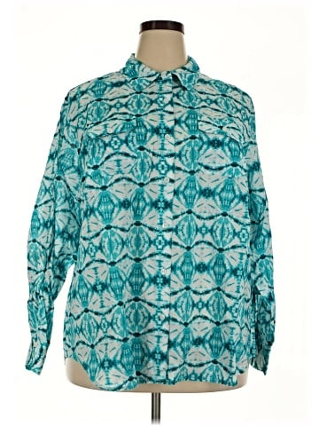 Jones New York Long Sleeve Button-Down Shirt (view 1)