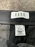 Elle Solid Black Track Pants Size 4L - photo 7