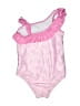 Bluey Hearts Pink One Piece Swimsuit Size 4 - photo 2