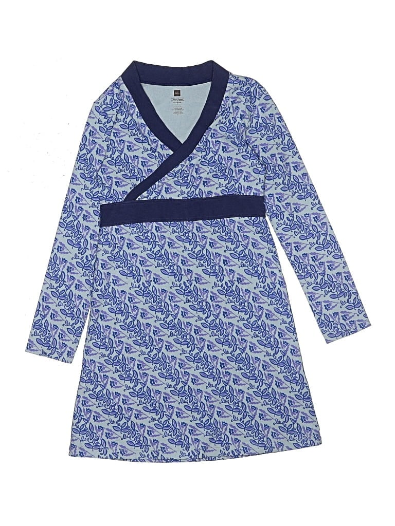 Pre-owned Tea Kids' Dress In Blue