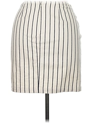 Madewell Wrap Mini Skirt in Stripe (view 2)
