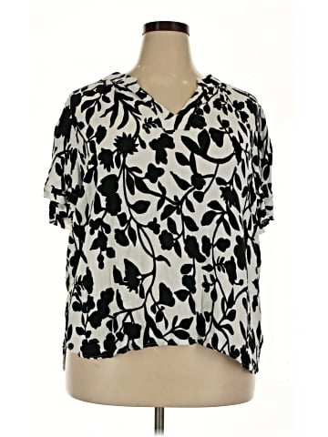 Well Worn Short Sleeve Blouse (view 1)