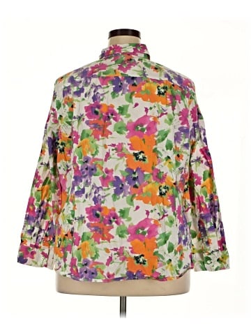 Chaps 3/4 Sleeve Blouse (view 2)