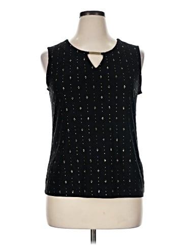 JM Collection Sleeveless Blouse (view 1)