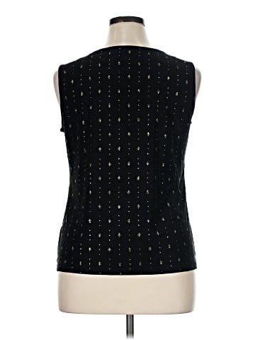 JM Collection Sleeveless Blouse (view 2)