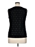 JM Collection Black Sleeveless Blouse Size XL - photo 2