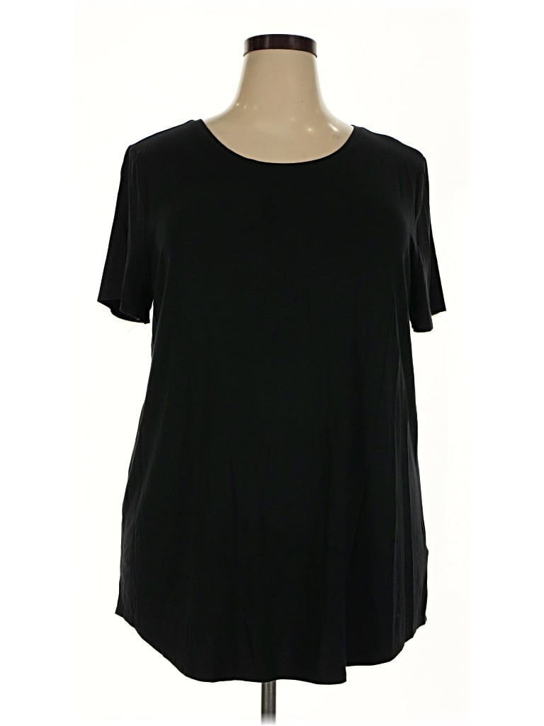 Pre-owned Amazon Essentials Short Sleeve T-shirt In Black
