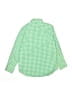 Crewcuts Checkered-gingham Green Long Sleeve Button-Down Shirt Size 6 - 7 - photo 2