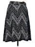 Lularoe Chevron-herringbone Black Casual Skirt Size XL - photo 2