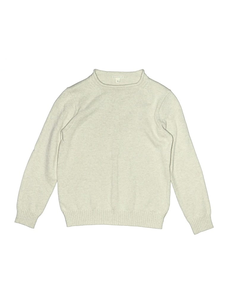 Pre-owned Crewcuts Outlet Kids' Pullover Sweater In Ivory