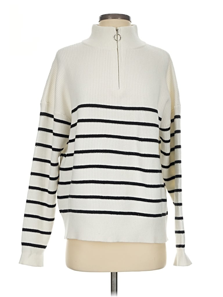 Pre-owned Lillusory Turtleneck Sweater In Ivory