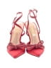 Dream Pairs Color Block Red Heels Size 6 1/2 - photo 2