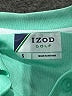 Izod Golf 100% Polyester Teal Short Sleeve Polo Size S - photo 7