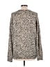 Volcom Animal Print Gold Pullover Sweater Size 12 - photo 2