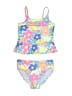 Jumping Beans Floral Blue Two Piece Swimsuit Size 3T - photo 1