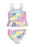 Jumping Beans Floral Blue Two Piece Swimsuit Size 3T - photo 2