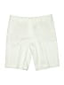 J.Jill Solid Ivory Khaki Shorts Size 6 - photo 1