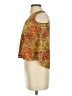 Soprano 100% Polyester Yellow Sleeveless Blouse Size L - photo 5