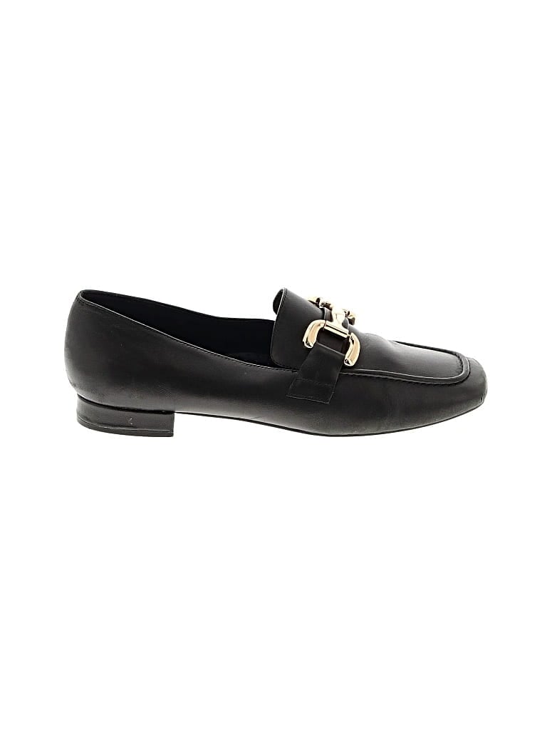 Pre-owned Vaneli Flats In Black