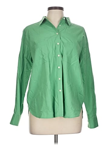 Ann Taylor LOFT Long Sleeve Button-Down Shirt (view 1)