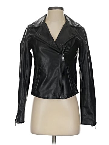 Anthropologie Faux Leather Jacket (view 1)