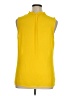 Rose + Olive 100% Polyester Yellow Sleeveless Blouse Size XL - photo 2