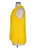 Rose + Olive 100% Polyester Yellow Sleeveless Blouse Size XL - photo 5
