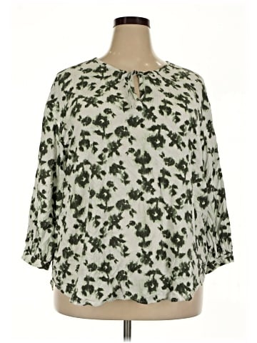 Caslon 3/4 Sleeve Blouse (view 1)