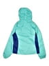 Columbia 100% Nylon Color Block Teal Snow Jacket Size 14 - 16 - photo 2