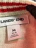Lands' End 100% Cotton Stripes White Pullover Sweater Size M - photo 7