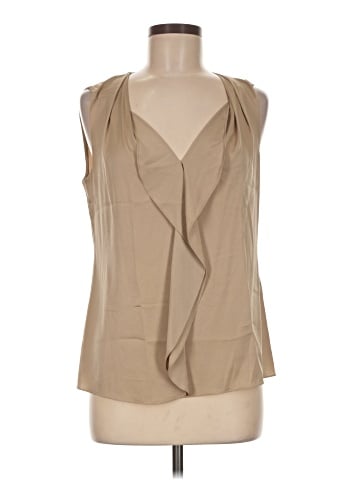 Elie Tahari Sleeveless Silk Top (view 1)