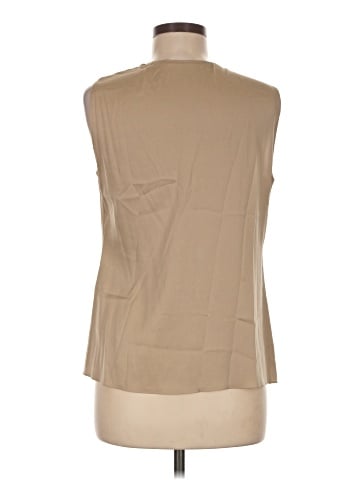 Elie Tahari Sleeveless Silk Top (view 2)