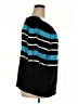 Chaps 100% Cotton Stripes Black Pullover Sweater Size 3X - photo 4