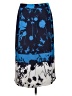 Ted Baker London 100% Polyester Print Blue Casual Skirt Size 8 (3) - photo 1