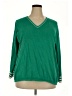 Tommy Hilfiger Green Pullover Sweater Size 3X - photo 1