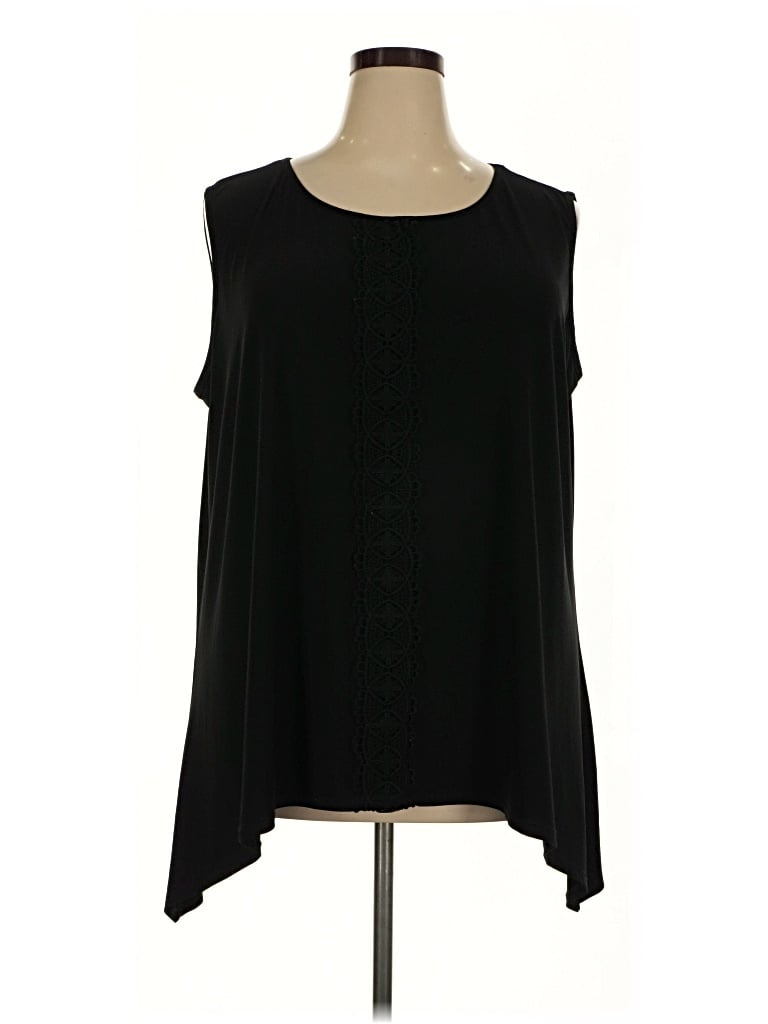 Pre-owned Cato Sleeveless Blouse In Black
