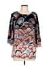 Coco Bianco 100% Polyester Orange 3/4 Sleeve Blouse Size L - photo 1