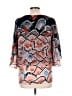Coco Bianco 100% Polyester Orange 3/4 Sleeve Blouse Size L - photo 2