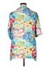Koret Tropical Blue Short Sleeve Blouse Size XL - photo 2