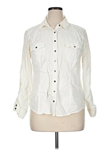 Style&Co Long Sleeve Button-Down Shirt (view 1)