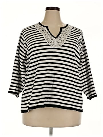 Cathy Daniels 3/4 Sleeve Top (view 1)