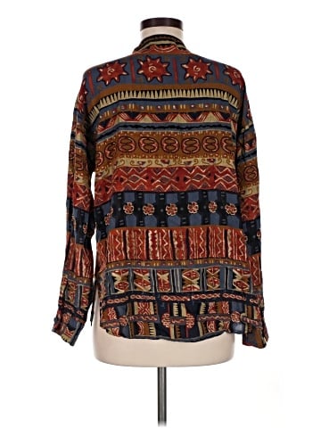 Petite Sophisticate Long Sleeve Blouse (view 2)